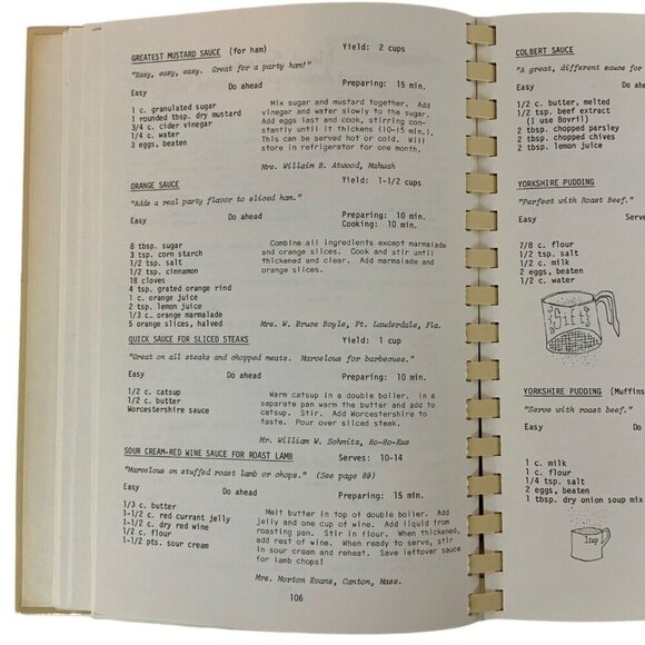 Forum Feasts Community Cookbook 21st Printing 1988 Spiral Bound - Picture 9 of 15